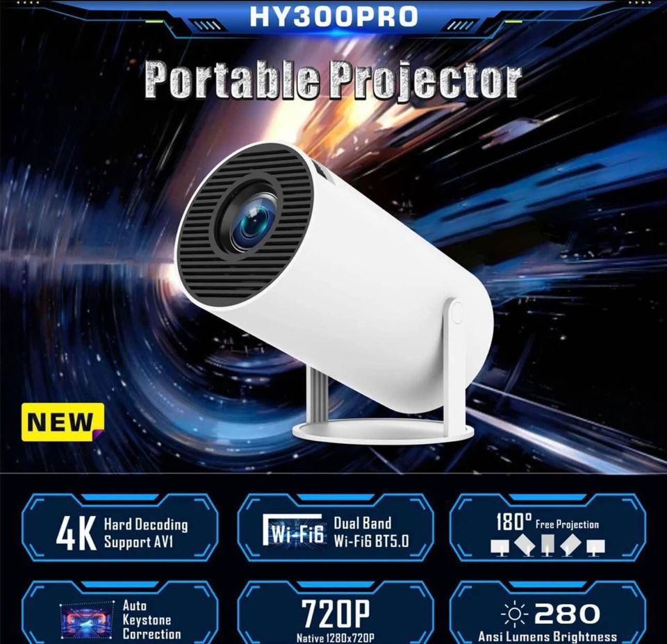 PROJECTEUR HY300 4K HD